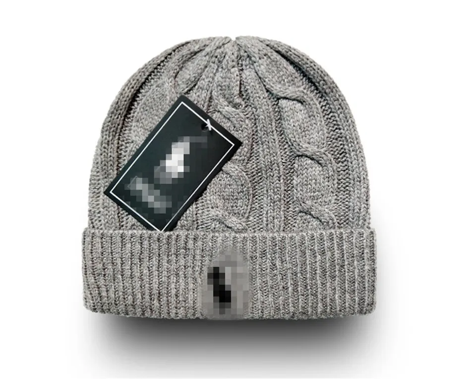 Nuovi berretti di lusso firmati Inverno uomo e donna Fashion design cappelli in maglia autunno berretto di lana lettera Polo cappello caldo unisex P-13