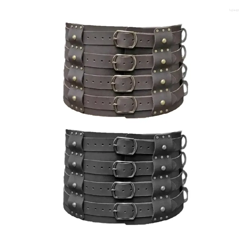 Bälten MXMB Vintage midjeband Punk Belt för att klä sig på fester och festligheter Medieval Knight Comiccon