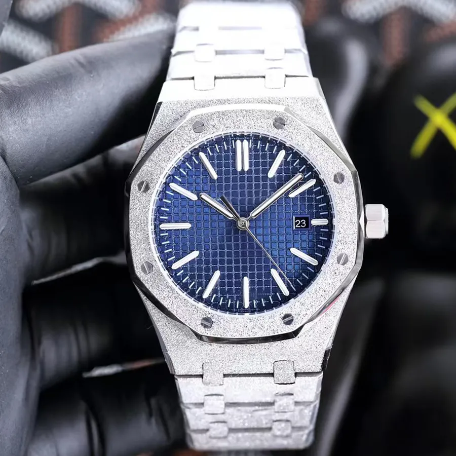 Projektanci Mężczyźni Watch Fashion Na ręce na rękę Automatyczny ruch mechaniczny AAA zegarki gumowe pasma obserwacyjne nurkowanie super świetliste projektanci męskie zegarki 41