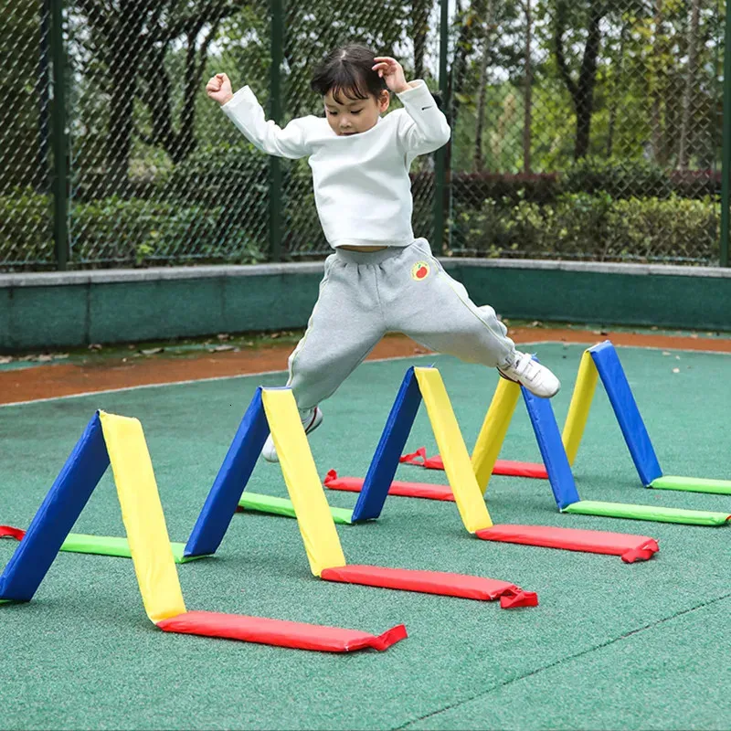 Other Toys Kids Outdoor Hopscotch Ring Jumping For Children Sports Garden Backyard Indoor Carnival Game Sensory Training Equipment 231017