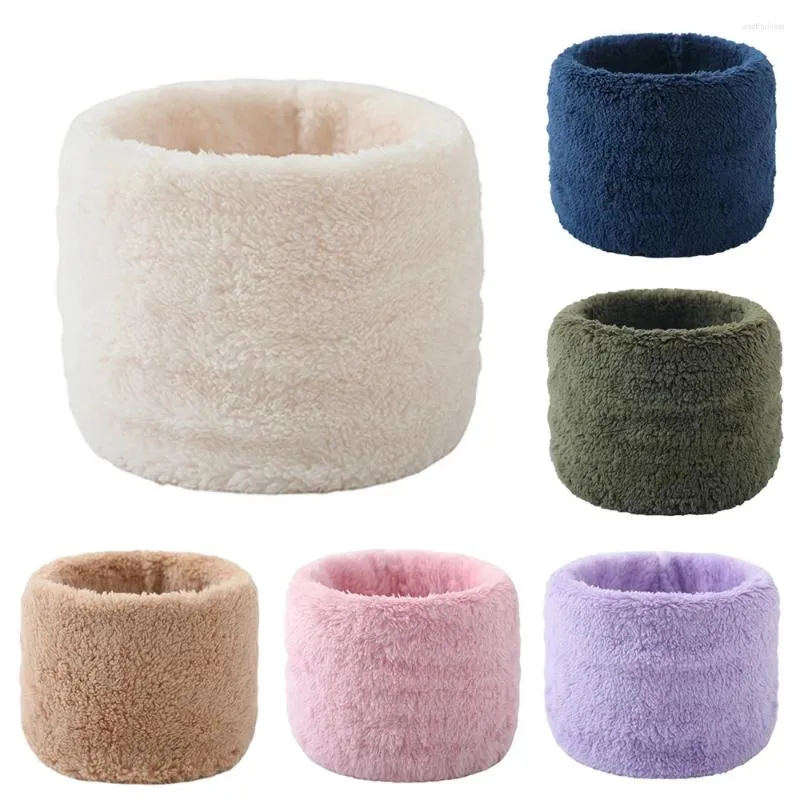 Écharpes d'hiver polaire épaissie écharpe de cou hommes et femmes simple boucle manches aériennes anti-froid protecteurs d'oreille large couverture de tête