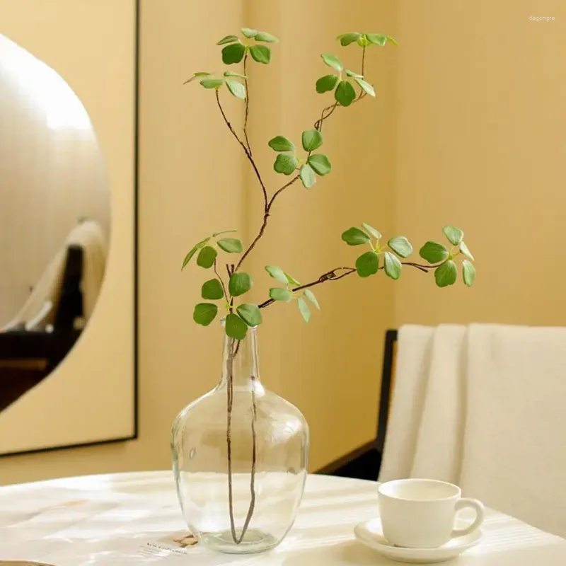 装飾花現実的な人工植物簡単な家の装飾のための低メンテナンスの葉のテクスチャーグリーンシミュレーション番号