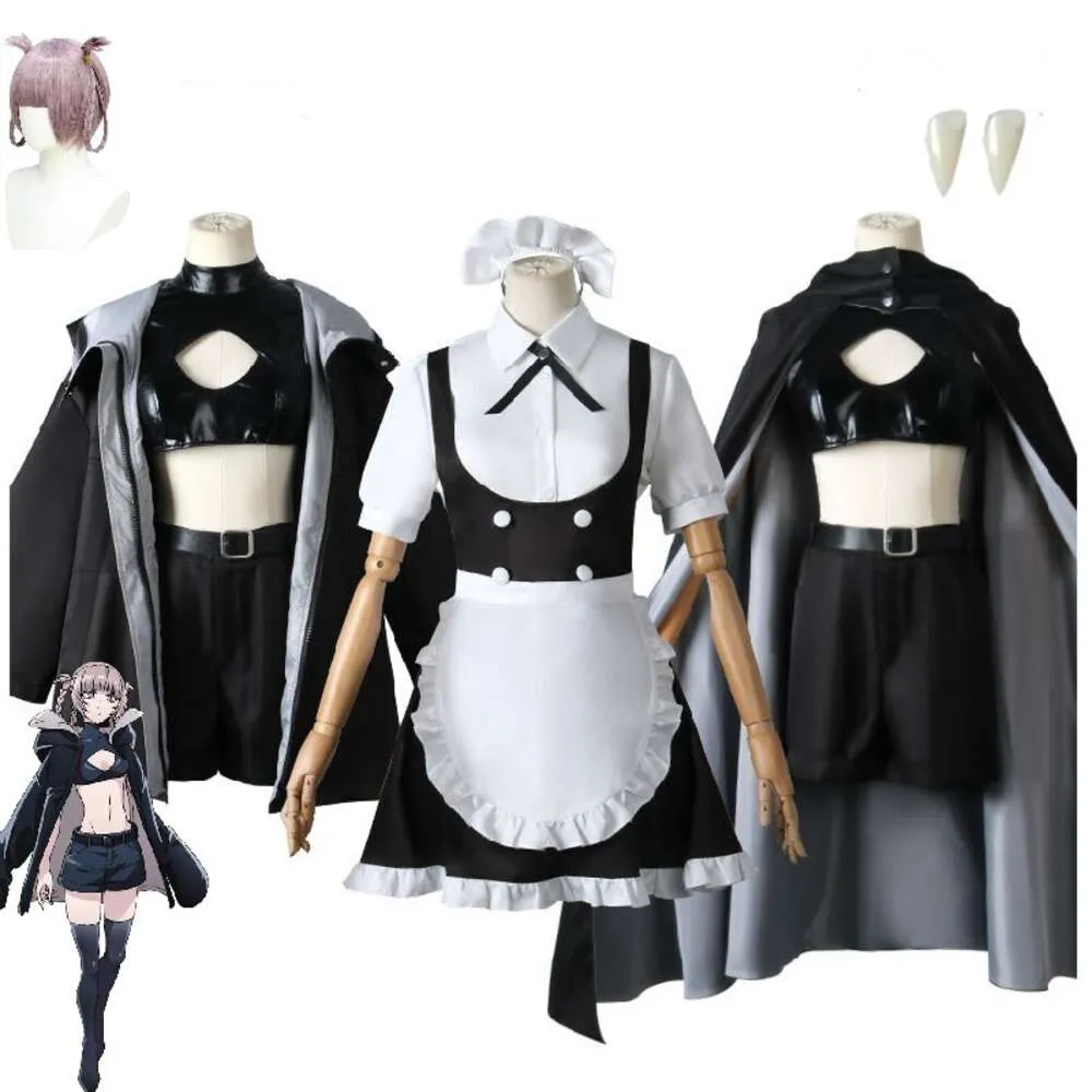 Anime Call of the Night Nanakusa Nazuna Cosplay Costume Aldult unisex Cool Cloak Kurtka Protia peruka loli pokojówka halloween sitcostplay