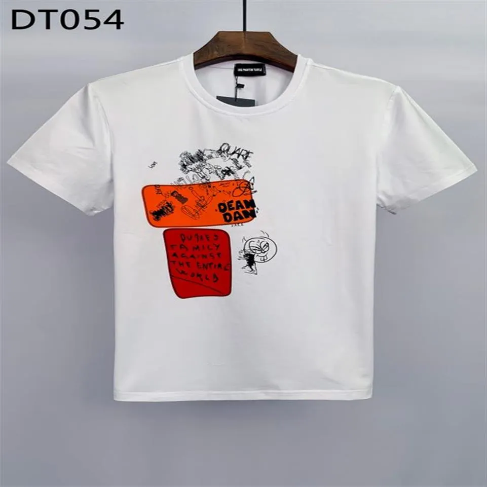 DSQ Phantom Turtle Men's T-shirts Mens Designer T Shirts Black White Back Cool T-shirt Men Summer Fashion Casual Street T-Shi272m