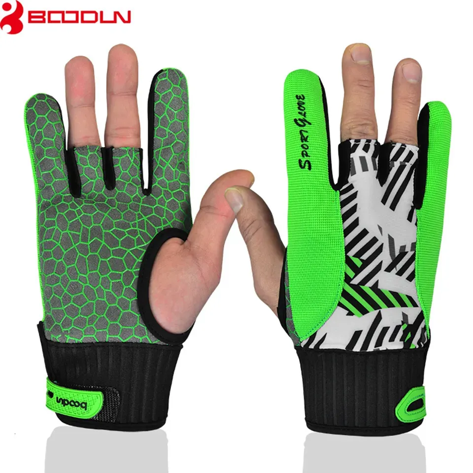 Bowling Boodun 1 paire hommes femmes gant pour gauche droite main antidérapant doux sport balle gants accessoires mitaines 231017