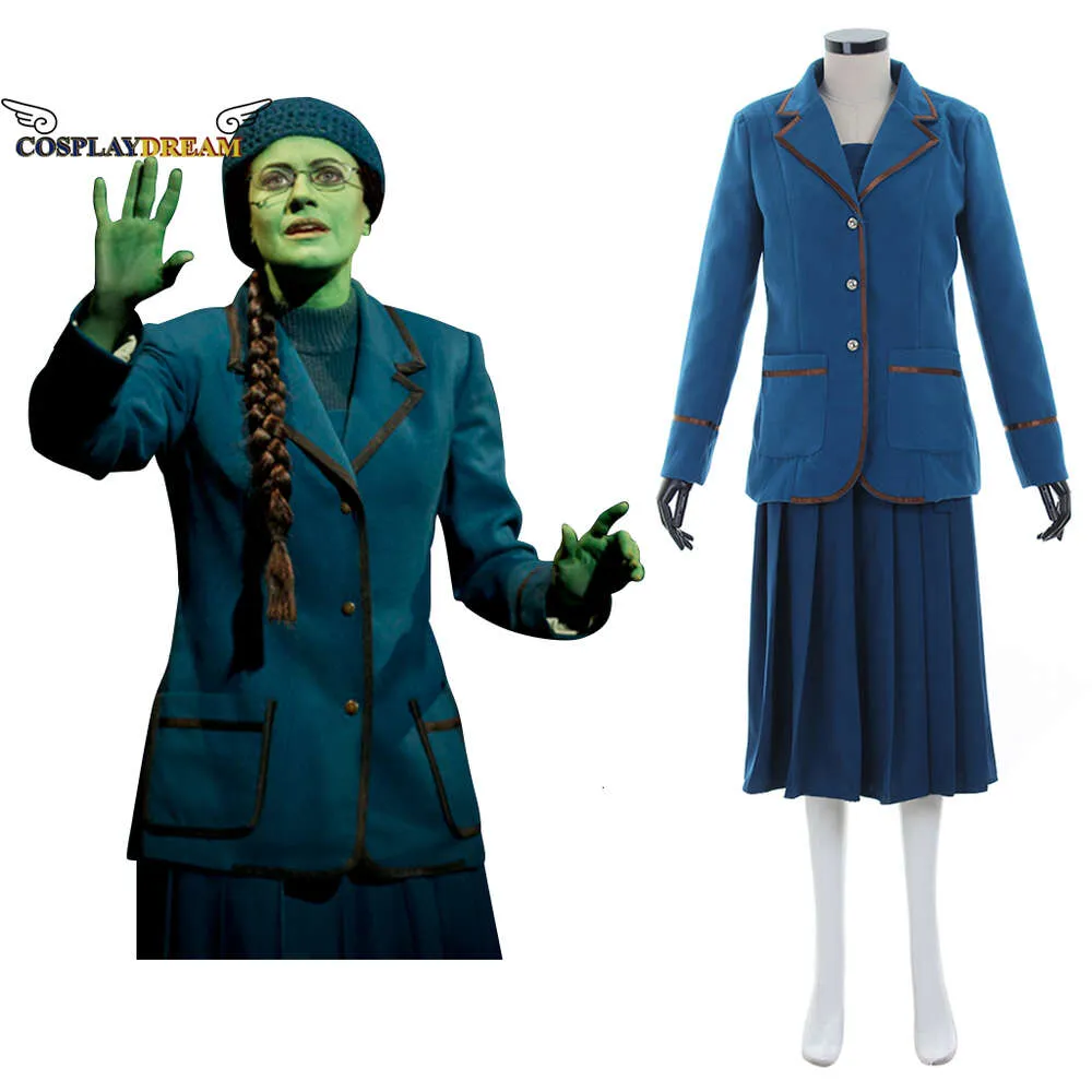 Musical Wicked Cosplay Elphaba Costume: Blue Dress, Coat, and Jacket Winter  Suit for Adult Women - Halloween Carnival Cosplay from Dhgate Anime Costumes  - price 124.5