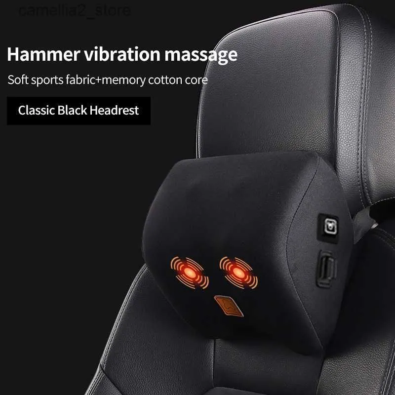 Kaufe Auto Elektrische Einzel Lenden Kopfstütze Vibration Massage Lenden  Unterstützung Nacken Kissen Lenden Kissen Auto Sitz Auto Innen