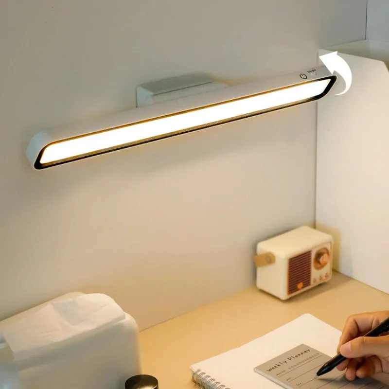 Neuheiten: Nachtlicht, LED-USB-wiederaufladbare Lampe, zum Aufhängen, magnetischer Schreibtisch, stufenlose Dimmung, Schrank, Schrank, Kleiderschrank, Tisch 231017