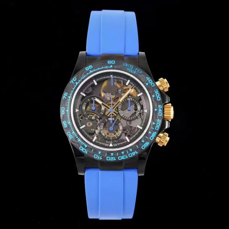 Ceramic Mens Automatic Chronograph Watch With Sapphire Crystal 