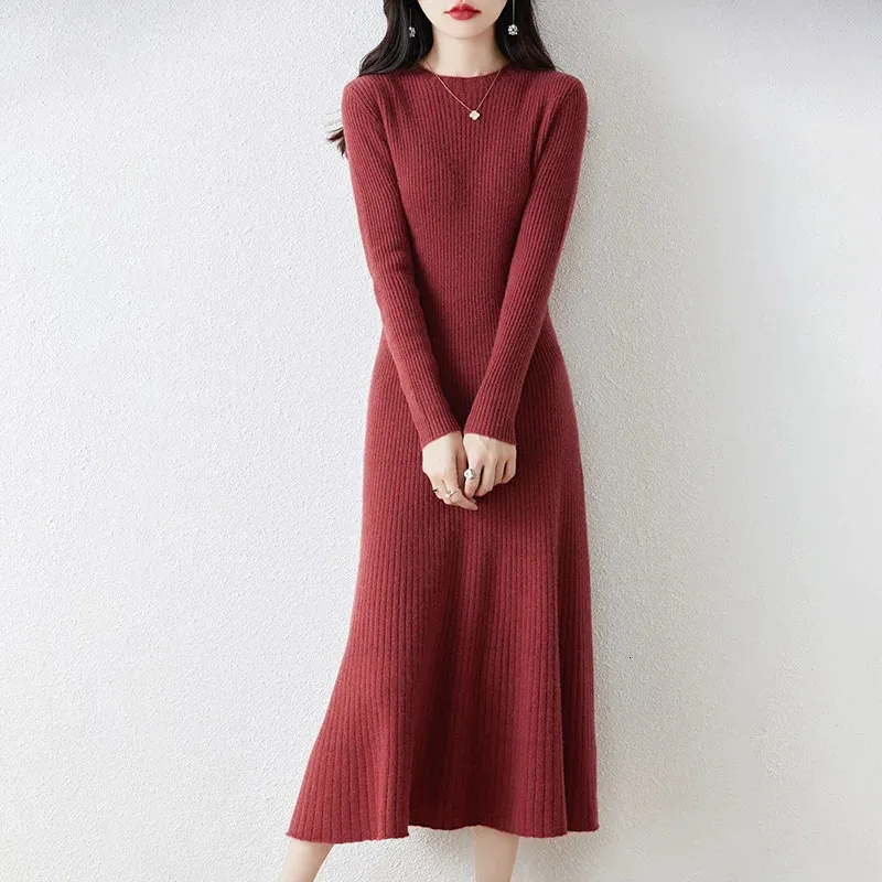 Vestidos de lã inverno 2018 cheap