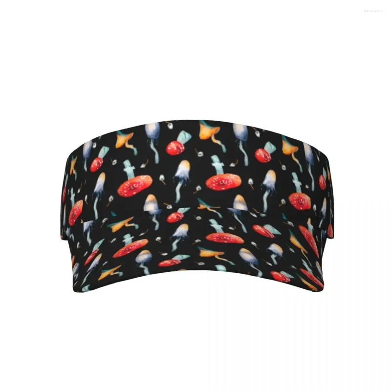 Bérets Summer Air Sun Hat Toadstool et Agaric Visière Protection UV Sports Tennis Golf Running Sunscreen Cap