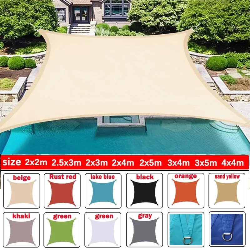 Tents and Shelters Sunshade waterproof and ultraviolet proof sunshade canvas awning is suitable for outdoor sunshade in summer garden 231018