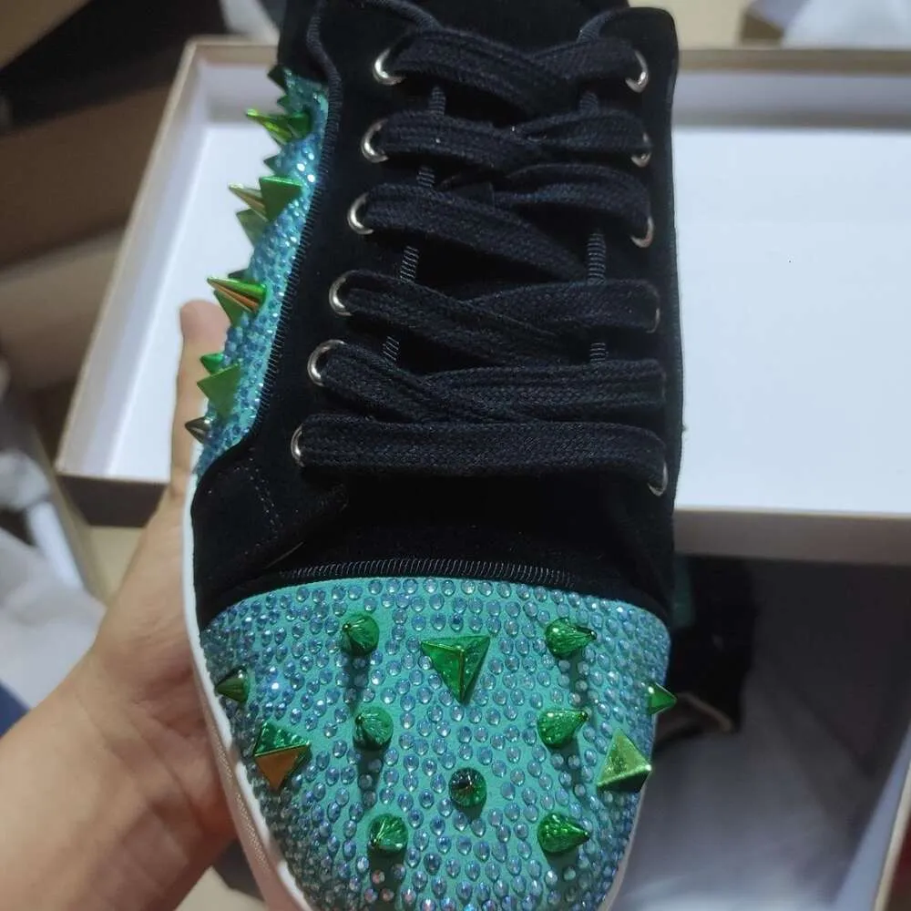 red bottom diamond shoes