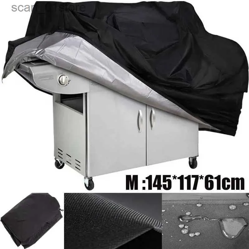 Housse de protection étanche et anti-poussière pour barbecue portable 210D  (noir)