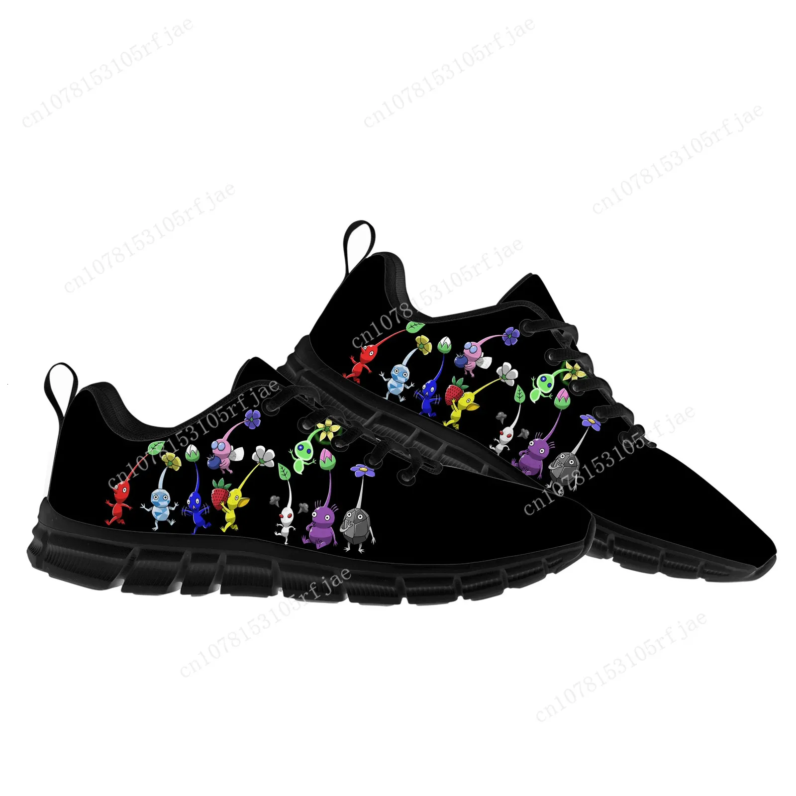 SURES Buty Pikmin Sports Cartoon Game Mens Teenager Children Sneakers Fashion Wysokiej jakości trampki Custom Build 231017