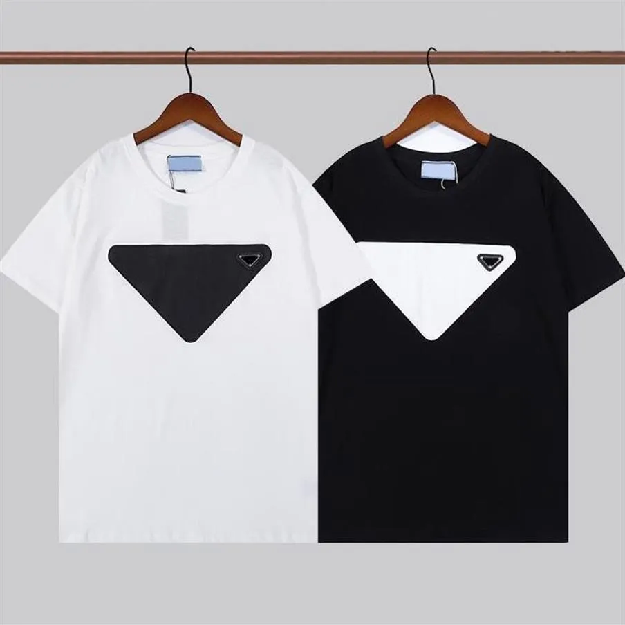 2022 Nouveaux créateurs de mode d'été T-shirts pour hommes Tops Lettre de luxe Broderie Hommes Femmes Vêtements Chemise à manches courtes Femmes Tee281i