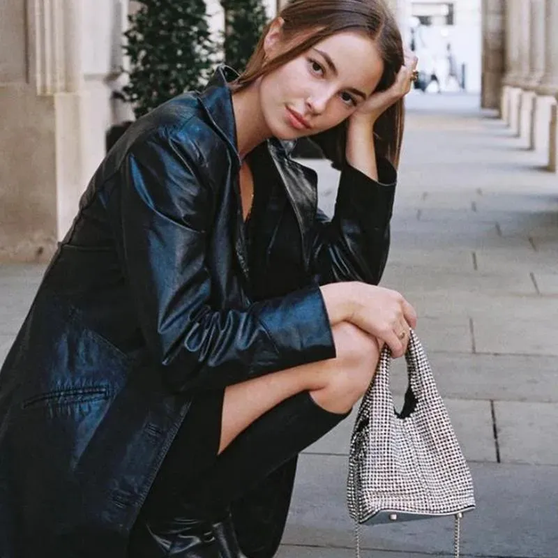 Women Shoulder Bags Satchel Purses Top Handle Shiny Patent Leather Handbags  Crossbody Luxury Designer Handbag - AliExpress