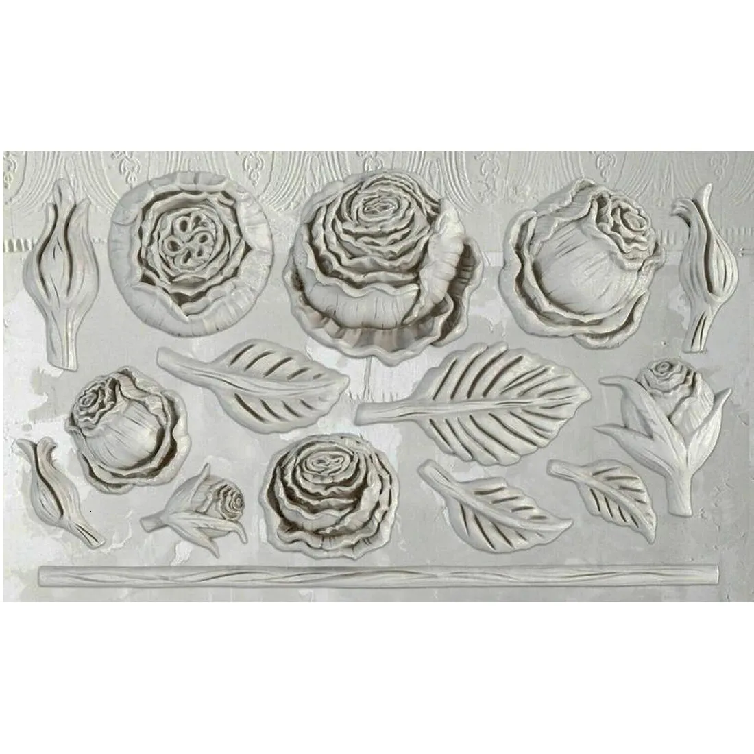 Formy do pieczenia kwiat róża silikonowa forma Formy Formy Formy do dekoracji ciasta