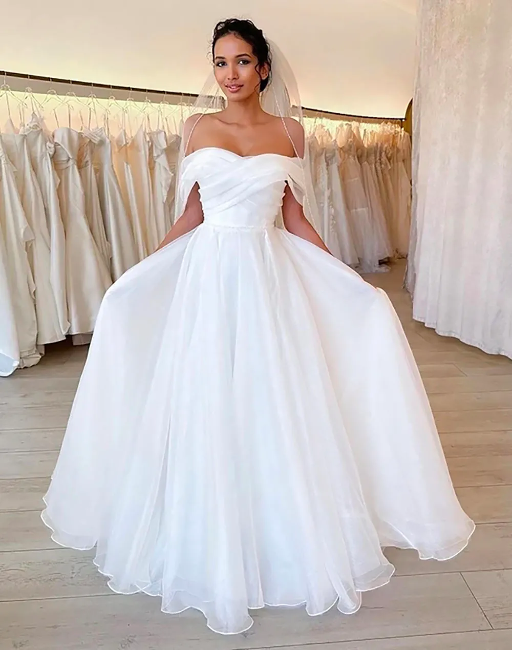 Just white wedding dresses deals