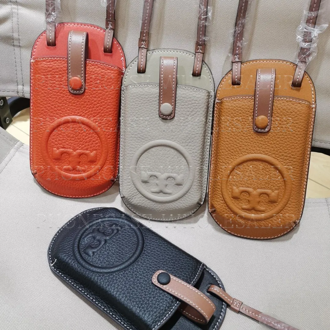Genuine Leather Crossbody Phone Bags for iPhone 15 14 13 12 11 Samsung Galaxy S20 S21 S22 S23 S24 S25 S26