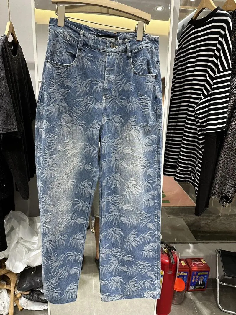 Мужские джинсы AD9074 Мода 2023 Подиум Роскошный европейский дизайн Одежда в стиле вечеринки