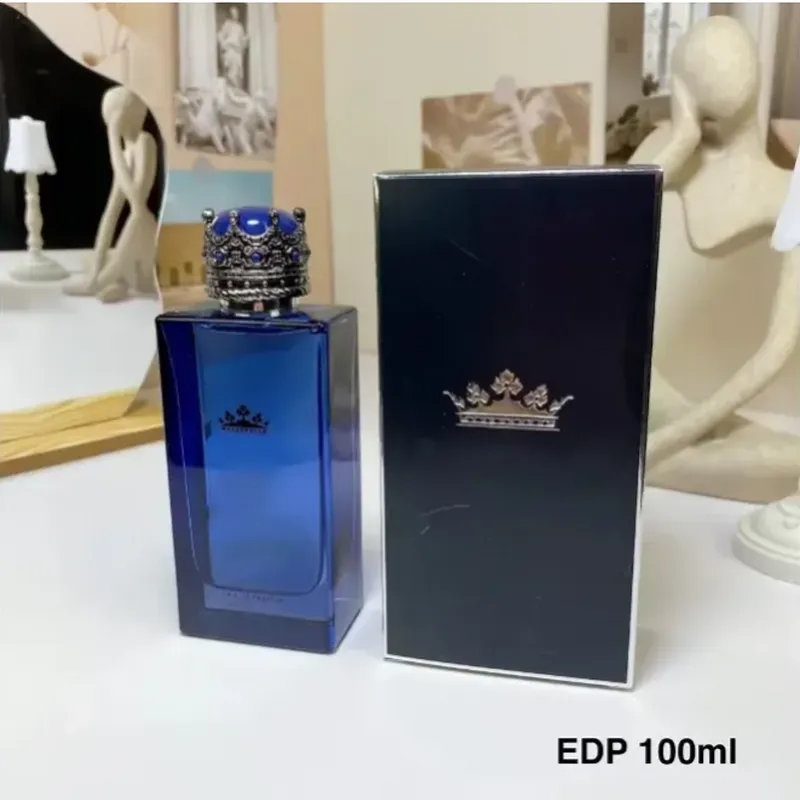 Lyxmän parfymer King Crown Parfum Spray Cologne K Parfym 100 ml Man Charming Eau de Parfum 3.3fl.oz France Brand Parfyes Långvarig lukt