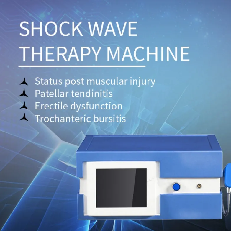 Machine amincissante de thérapie par ondes de choc, traitement de soulagement de la douleur, équipements de physiothérapie, utilisation soulageante Dhl466