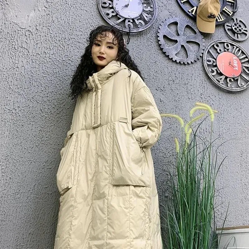 Frauengrabenmäntel 2023 Ankunft Frauen Daunenjacke Winter Mode Mantel Stil Lose Große Qualität Luxus Dicken Mantel Parka Mujer