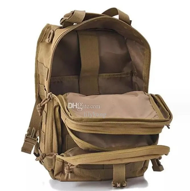 Mochilas militares para caminhada, mochilas molle à prova d'água para acampamento ao ar livre, mochilas táticas de peito, bolsa de camuflagem para homens