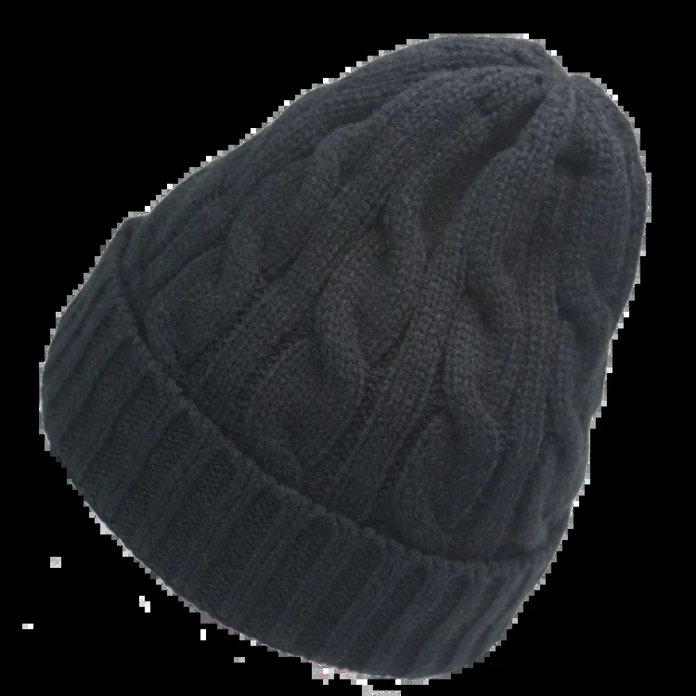 Beanie/Totenkopfkappen, leuchtende Farben, gestrickte Wintermütze, mit Fleece gefüttert, Thermo-Beanie-Mütze für Herren, Neongelb, Orange, Schwarz, Dunkelrot, 231019