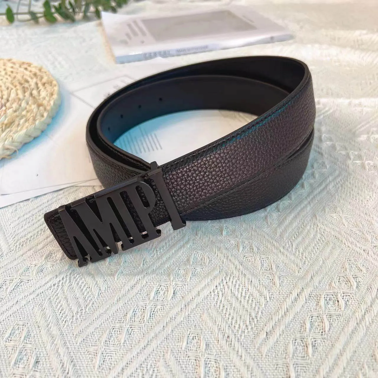 DHgate.com:Designer Mens Leather Belt, Luxury Brand Letters