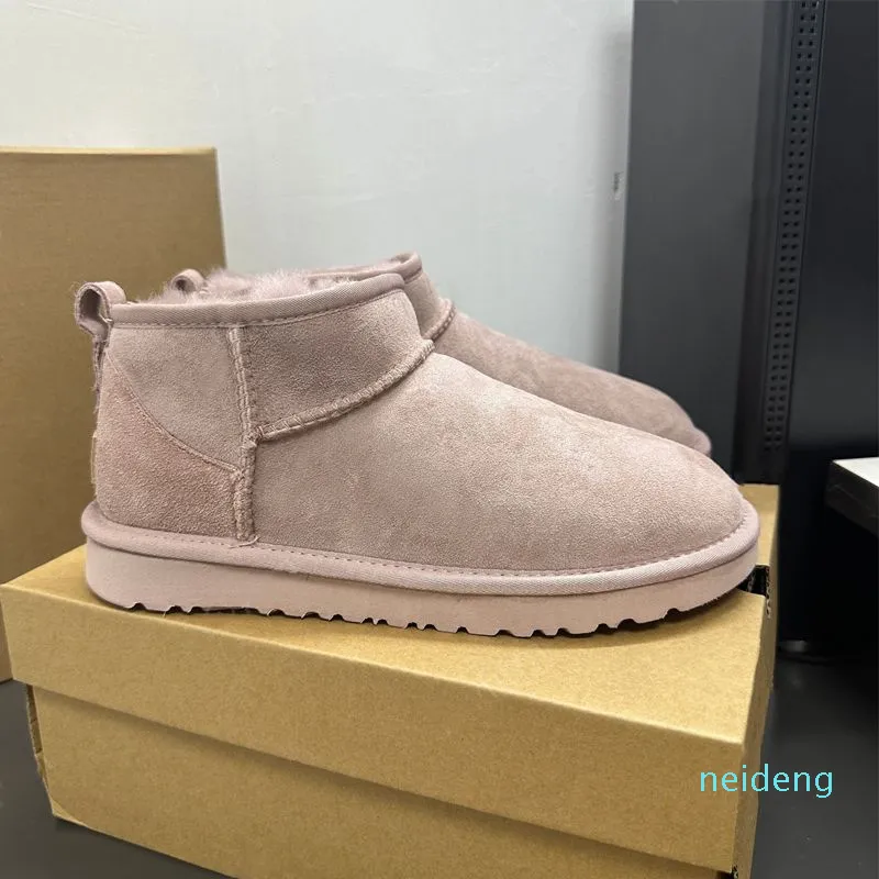 Designer Classic Ultra Mini Boots Snow Boot Platform Women Men Fur Sheepskin Tasman Tazz Sand Mustard Seed Beige Driftwood Australian Winter Ankle