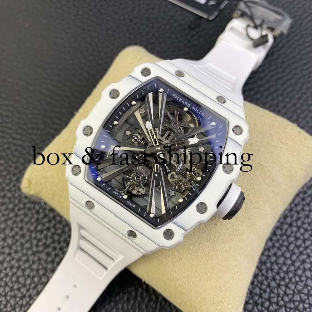 SUPERCLONE Rm12 Active Tourbillon Montres Montre-bracelet Montre de créateur Swiss Standard Tourbillon Mouvement Rm12-01 Titane Céramique Carbon999 Montres de luxe