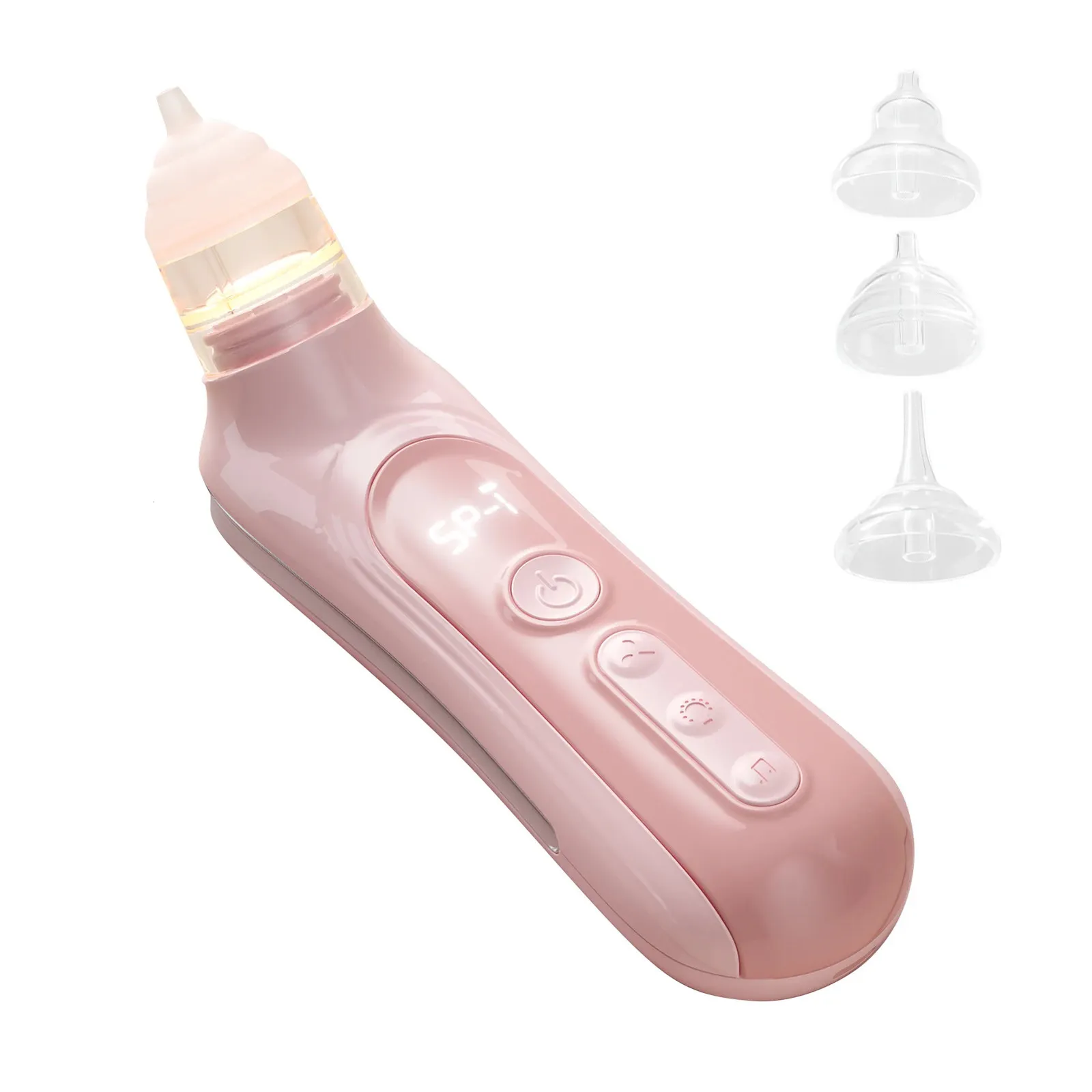 Nasal Aspirators# Electric Baby Nasal Aspirator Automatic Nose Sucker Cleaner for Infants 5 Suction Levels Low Noise with Soothing Music Light 231019