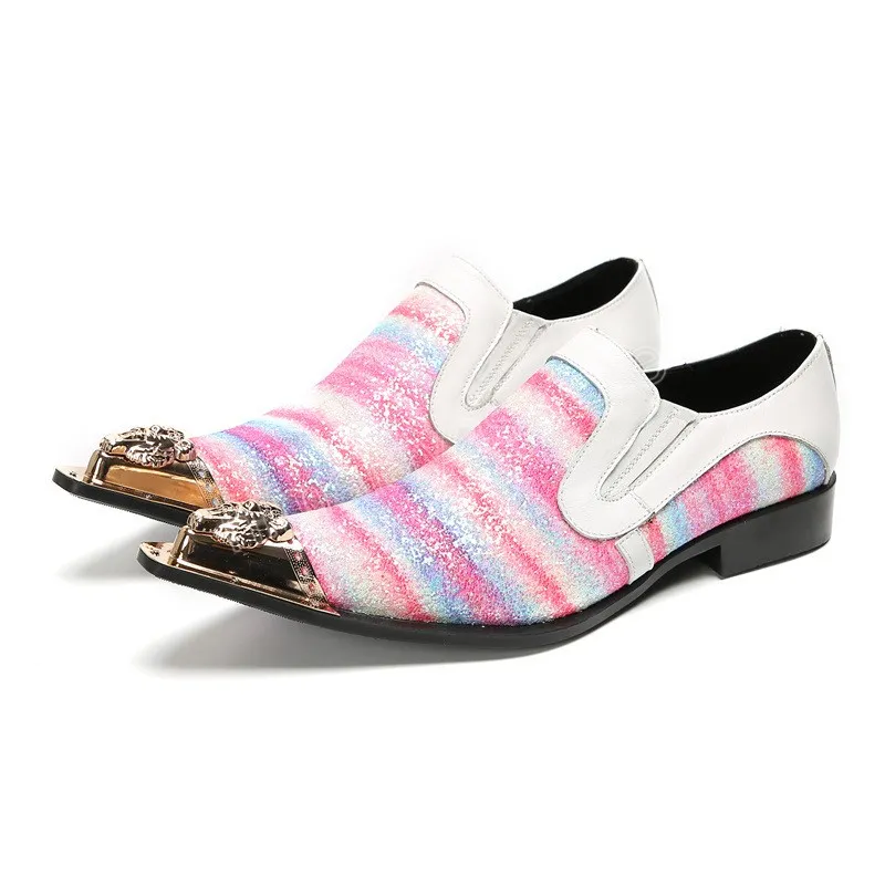 Pink Fancy Shoes Male Pink Mens Dress Shoes Top - Main Image