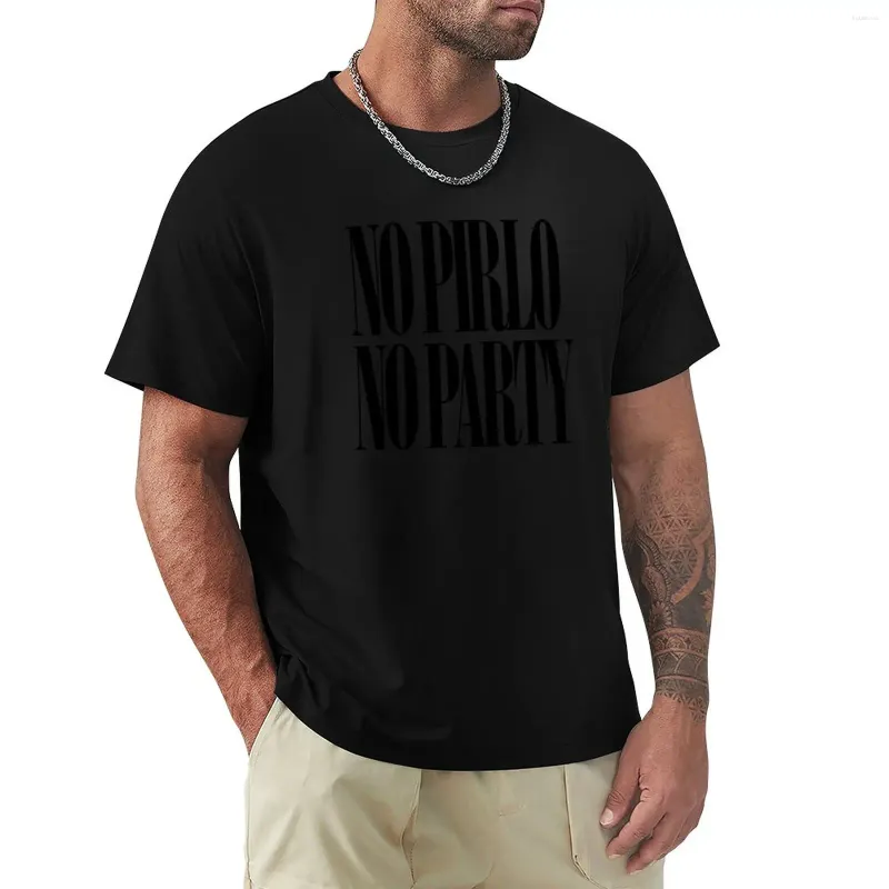 Polos męski no Pirlo Party T-shirt T-shirt z krótkim rękawem urocze ubrania Summer Top T koszule dla męskich pakiet