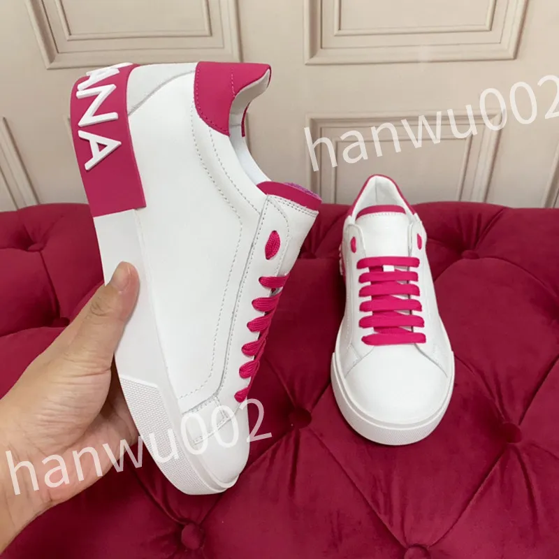 2023 nieuwe Hot Retro Designer Schoenen Schoenen Heren Sneakers Casual Schoenen Mode Luxe dame Lederen Lace Up Platform witte Zool Maat 35-45 fd231003