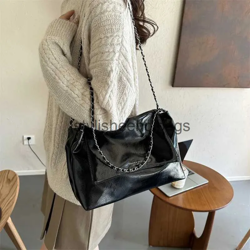 Bolsos de hombro con diseño para mujer, bandolera con cadena, estilo Simple, 2023