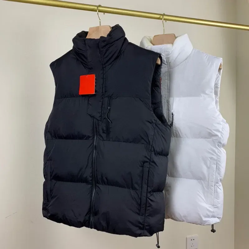 2023 vinterdesigner puffer väst herens väst vinter ner västar unisex par bodywarmer kvinnor jacka ärmlös utomhus varmt tjockt utklädskläder gilet uomo