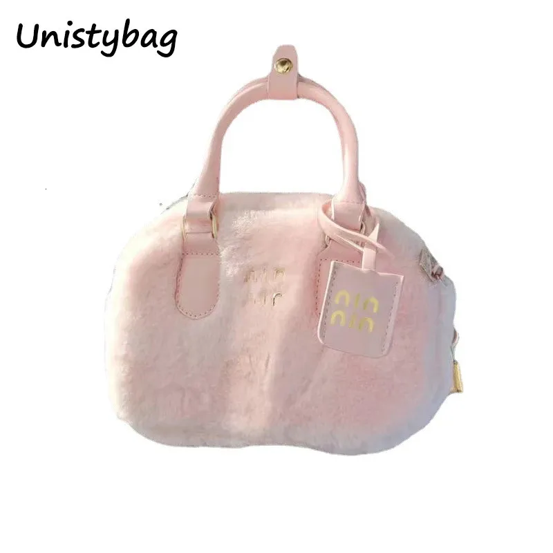 Abendtaschen Unistybag Mode Schulter Trendy Messenger Bag Umhängetasche für Frauen Casual Furry Kawaii Handtaschen Süße Hand 231019