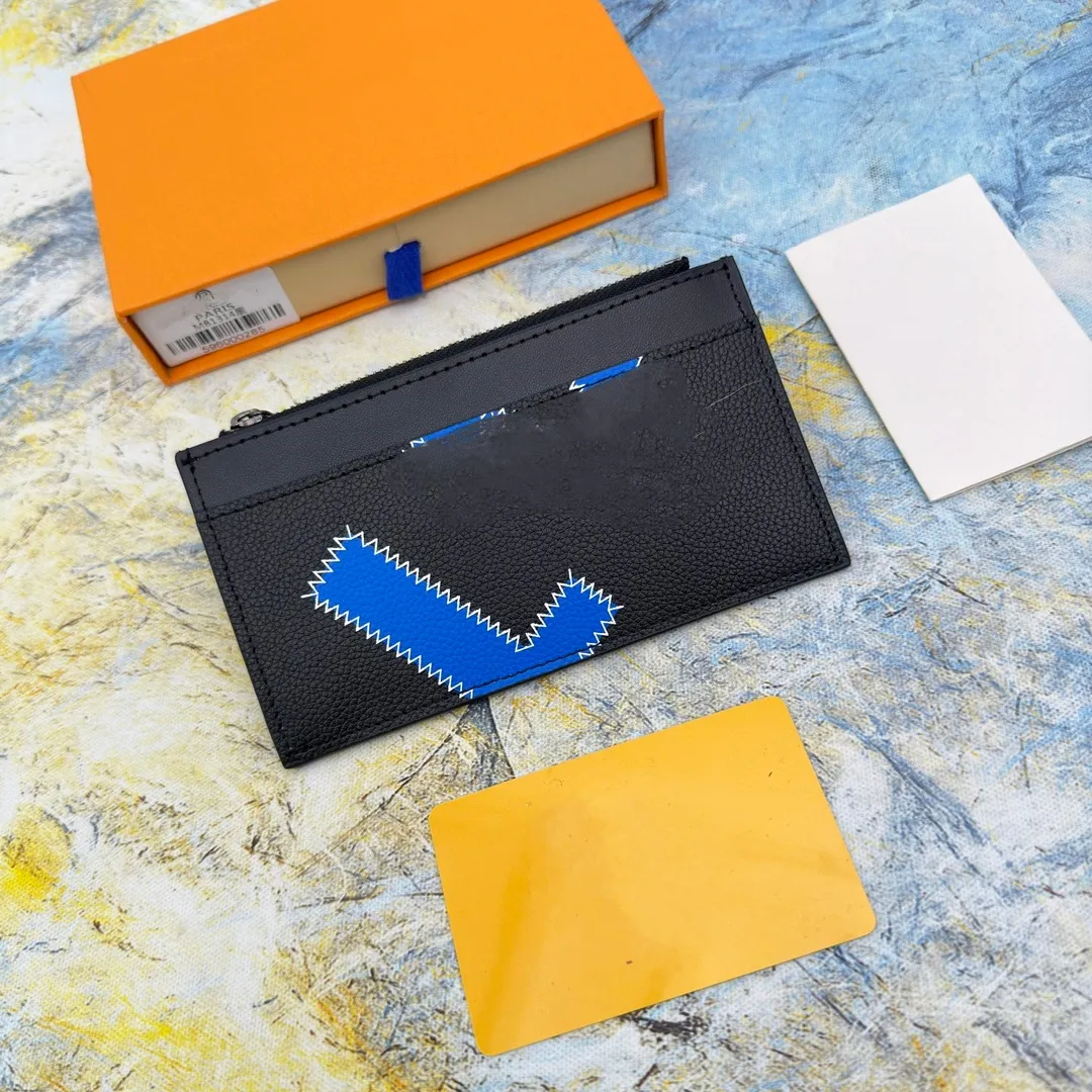 Luxury Bags Mens Short Wallets Embossed Letter Multiple Wallet Graffiti Letter Colored Long Wallets Suit Clip Women Clutch Bags Luxury Designer Purses Zippy Pocket