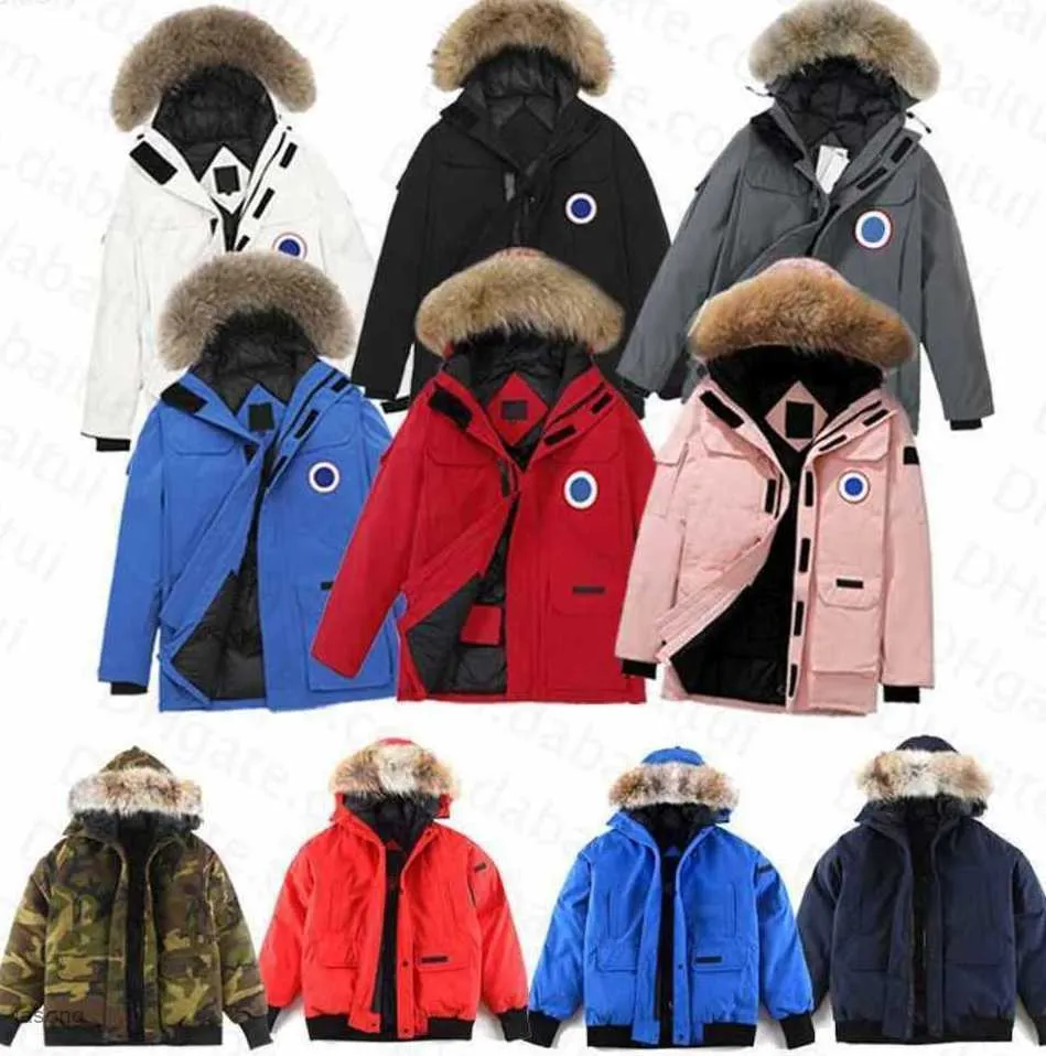 High Quality Mens Designer Down Jacket Winter Warm Coats Canadian Goose Casual Letter Embroidery Outdoor Fashion for Male Couples Parkasp9rw