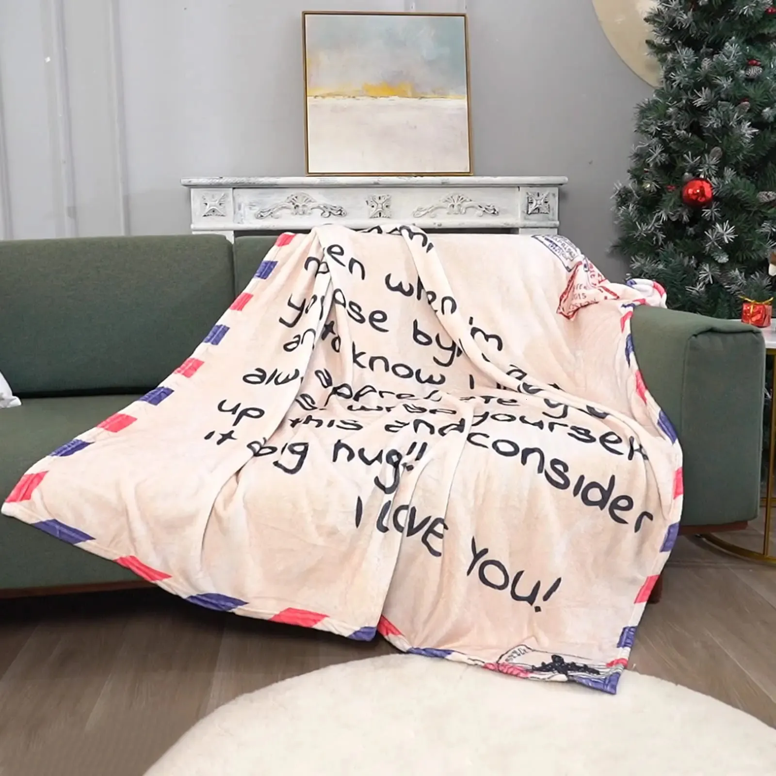 Soft Bed Flannel Mother Blanket Birthday Gifts for Mom from Daughter Son Warm Throw Blanket for Mom Ideal Gifts for Mom 2024