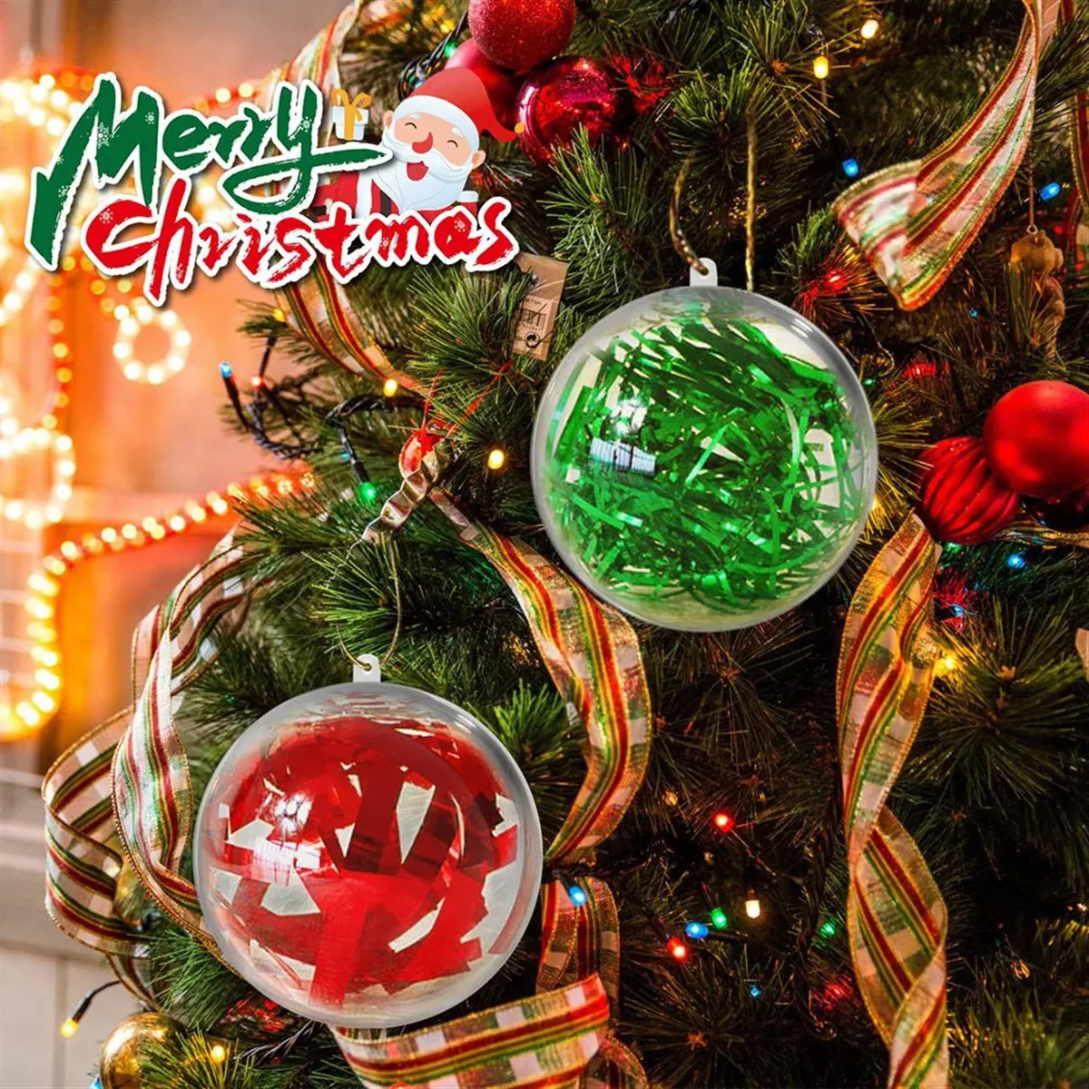 5cm Fillable Plastic Ornaments For DIY Christmas Metal Rings For Crafts  A231018 From Long10, $14.26