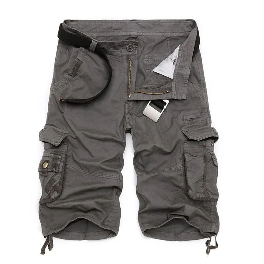 Hommes Militaire Cargo Marque Nouvelle Armée Camouflage Tactique Shorts Hommes Coton Lâche Travail Occasionnel Pantalon Court Plus La Taille Q190427241z