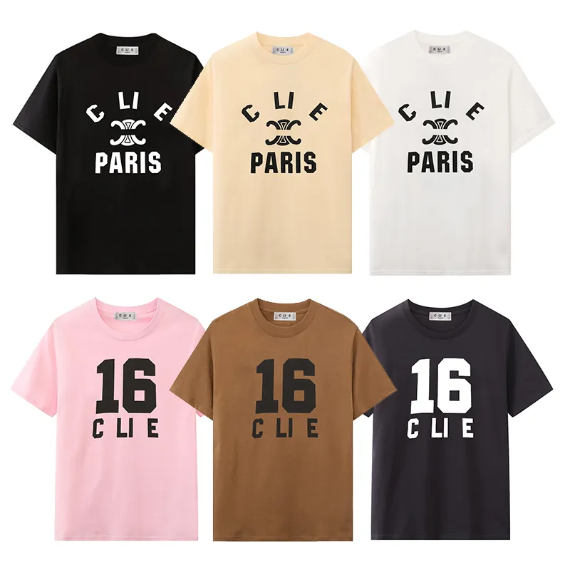 Mens Designer T-Shirt Luxury Brand Ce T Shirts Mens Womens Short ve T shirts Summer Causal Tees Hip Hop Streetwear Tops Shorts Clothing Clothes Various Colors-7