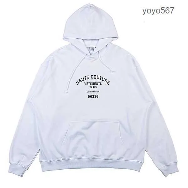 Sweatshirts Herrhoodies Multi Versions Vetements Limited Edition Hoodie Men Women High Quality VTM Hooded Pullover VXPD