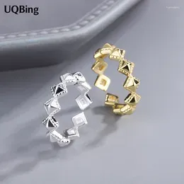 Cluster Rings INS Design Silver Color Geometric Shape Wholesale Summer Jewelry Gifts