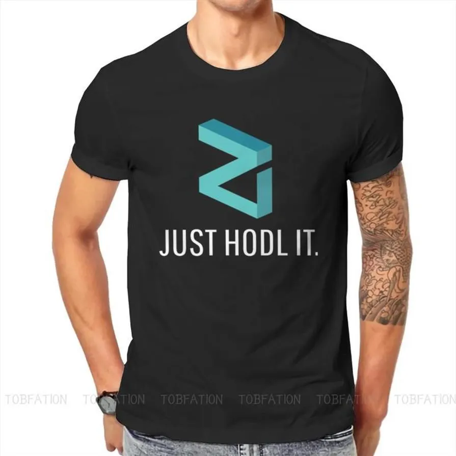 T-shirts pour hommes Zil Zilliqa Blockchain Crypto-monnaie Crypto Tshirt pour hommes Just Hodl It Soft Casual Tee T-shirt Nouveauté Trend1740