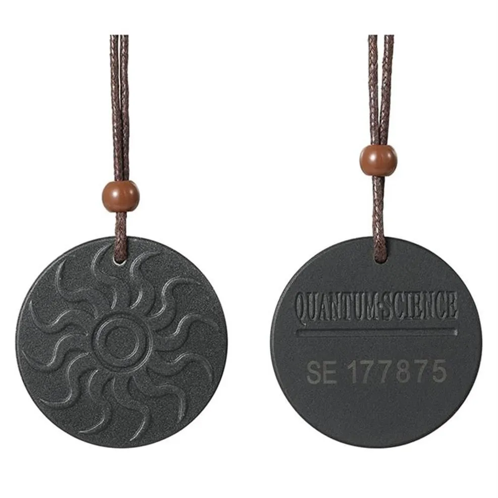 Collier énergétique avec pendentif Anti-EMF pour hommes et femmes, Protection contre les radiations, scalaire, quantique, Bio Science, Ions négatifs, 2095